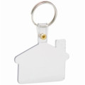 Flexible House Shaped Soft Tag Keychains