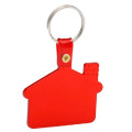 Flexible House Shaped Soft Tag Keychains