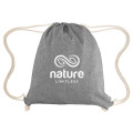 Nicole Recycled Cotton Drawstring Bag
