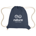 Nicole Recycled Cotton Drawstring Bag