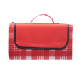 Roll Up Picnic Blanket w/ Custom Logo Checkered Design