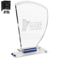 Three Layered Base Harp Crystal Awards