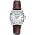 Bulova Women's Brown Leather Strap Watch