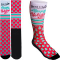Women's Full Color Crew Promo Socks with Black Bottom
