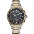 Seiko Men's Coutura Solar Blue Dial Two Tone Bracelet Watch