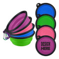 Foldable Silicone Outdoor Summer Pet Dog Bowl
