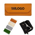Classic Solid Color PU Sunglasses Case