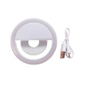 LED Clip On Rechargeable Selfie Ring Ligh