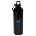 750 ML (25 OZ.) ALUMINUM WATER BOTTLE WITH CARABINEER