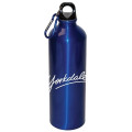 750 ML (25 OZ.) ALUMINUM WATER BOTTLE WITH CARABINEER