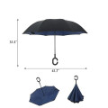Portable Double Layer C-Handle Umbrella