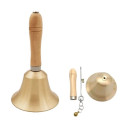 Brass Hand Bell With Wooden Handle