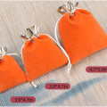 Velvet Jewelry Bag with Drawstring Closure