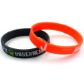 Debossed & Color Filled Silicone Bracelets