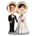 Bride & groom bobblehead