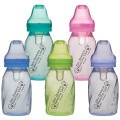 4 oz Assorted Color Evenflo Baby Bottles
