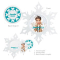 Snap-in Holiday Christmas Tree Snowflake Ornament