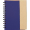 5.25 x 7 in. Eco Flip Top Journal Notebook with sticky notes