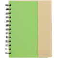5.25 x 7 in. Eco Flip Top Journal Notebook with sticky notes