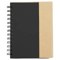 5.25 x 7 in. Eco Flip Top Journal Notebook with sticky notes