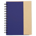 5.25 x 7 in. Eco Flip Top Journal Notebook with sticky notes