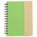 5.25 x 7 in. Eco Flip Top Journal Notebook with sticky notes
