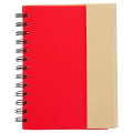 5.25 x 7 in. Eco Flip Top Journal Notebook with sticky notes