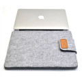 Felt Laptop Sleeve w/ Flip Top Closure Custom Tech Bags