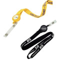 Combo Lanyard with Retractable Badge Reel ID Holder