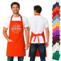 Kitchen Apron w/ Custom Imprint & Pockets 26" x 36"