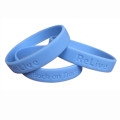 Debossed Silicone Wristbands w/ Custom Logo