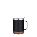 Slate 12 oz Vacuum Mug with Cork Bottom