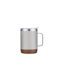 Slate 12 oz Vacuum Mug with Cork Bottom