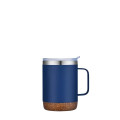 Slate 12 oz Vacuum Mug with Cork Bottom