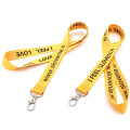5 Day RUSH Polyester Lanyard w/ Custom Imprint ID Holder