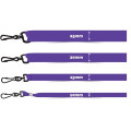 5 Day RUSH Polyester Lanyard w/ Custom Imprint ID Holder