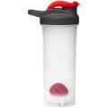 Gym Water Bottles - 24 oz. Shaker-Bottle w/ Mixer & Handle