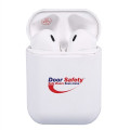 Wireless Earbuds w/ Custom Imprint & Charging Case Earphones