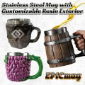 EpicMug Fully Custom Resin Design Mugs with Stainless Steel