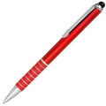 Twist Action Metal Pens w/ Stylus & Chrome Accent 2-in-1
