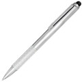 Twist Action Metal Pens w/ Stylus & Chrome Accent 2-in-1
