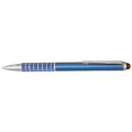 Twist Action Metal Pens w/ Stylus & Chrome Accent 2-in-1