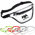 Waterproof Clear Stadium Fanny Pack w/ A Zipper Pockets