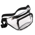 Waterproof Clear Stadium Fanny Pack w/ A Zipper Pockets