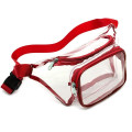 Waterproof Clear Stadium Fanny Pack w/ A Zipper Pockets