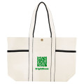 Aware™ 10 Oz. Recycled Cotton Canvas Tote Bag