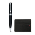 SHEAFFER® Gift Set Black 300 Ballpoint Pen w/ Card Holder