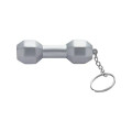 Dumbbell Shape Stress Ball Keychain