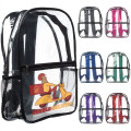 Heavy Duty PVC Transparent Clear Backpack (11"x15.50"x5")