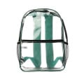 Heavy Duty PVC Transparent Clear Backpack (11"x15.50"x5")